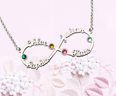 infinity necklaces